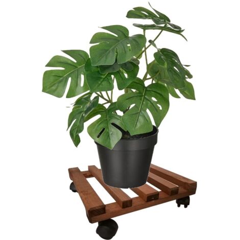 Skelang Carrello Per Piante Con Ruote 33 Cm - Sottovaso Mobile Per Vasi Pesanti, Capacità 81,6 Kg, Resina PP