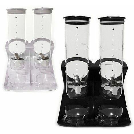 Dispenser Cereali Da Parete DRIWEI - Capacit&agrave; 1.5L, Con Adesivo Per Installazione Senza Viti, Per Cereali, Caff&egrave; E Legumi