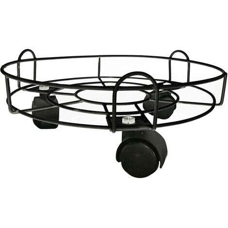 Acquisto Wagner sottovaso con rotelle Ben in grigio