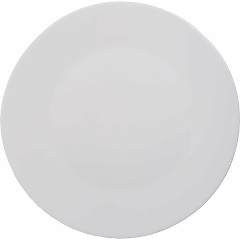 Piatto per pizza bianco da 33 cm in vetro opale infrangibile da tavola cucina ristorante hotel casa bormioli