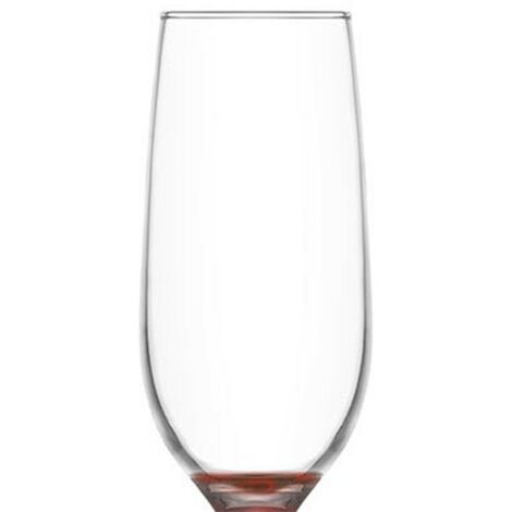 Abbott Collection Calice Da Vino In Vetro Rosso – Bicchiere Svasato Con Stelo Decorato, Capacità 350 Ml, Eleganza Per La Tavola - 2