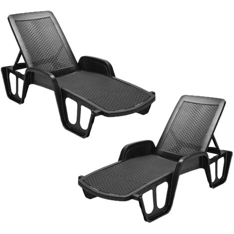 COSTWAY Lettino Prendisole Da Giardino In Rattan, Sdraio Da Esterno Con Poggiapiedi Retrattile Schienale Regolabile In 5 Posizioni Sedia Sdraio Da Giardino Balcone Terrazza 73714608