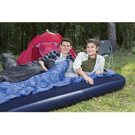 AVENLI Materasso Gonfiabile Matrimoniale Per Campeggio - 191x137x22 Cm - Con Cuscino E Pompa Ad Aria - Foto 10
