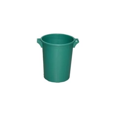 Bidone portarifiuti VERDE industriale 70 litri Drums tamburo rifiuti pattumiera CON MANICI giardino locali commerciali INTERNO ESTERNO