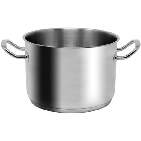BEZIA Grande pentola antiaderente da 8 litri con coperchio, pentola a