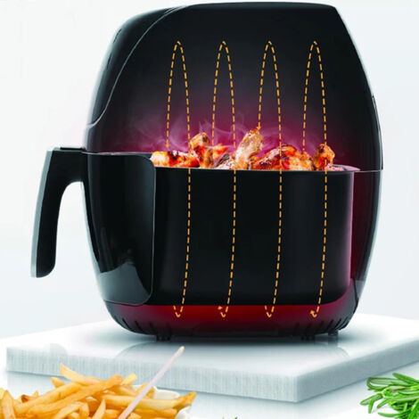 Friggitrice ad Aria professionale Digitale 8 programmi compatta 1400W 4,7 LT