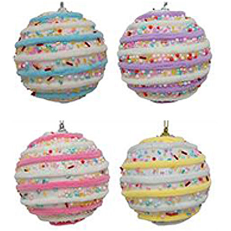 Mayfun 60 PCS, Palline per Albero in Plastica con Gancio, Decorazioni
