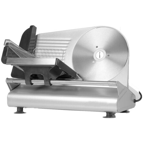 Affettatrice elettrica  lama cm 22 affetta taglia salumi pane formaggio 150w per casa comoda per tutti gli usi in acciaio dictrolux (1/4)