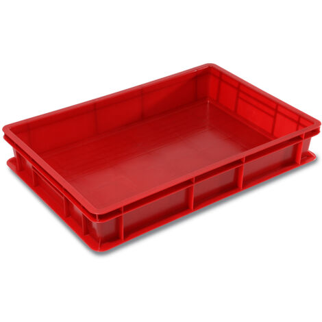 VIRSUS Cassetta per impasti Pizza e Pane HD3, misura 30x40x10 cm e capacità 10 Litri, colore neutro, Contenitore per alimenti, porta impasto per panetti SENZA COPERCHIO (2