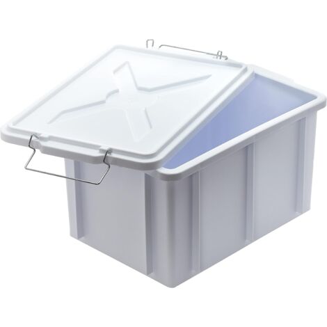 Cassetta trasporto alimenti con coperchio chiuso 15 lt cm35x25x20 box contenitore catering hotel ristoranti pizzerie laboratori (1/5)