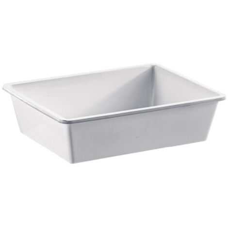 Giganplast Bacinella frigor Chiusa LT 10 Bianca 40x30x10cm per alimenti in frigo trasporto e conservazione (1/2)