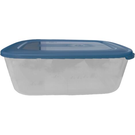 Contenitore Rettangolare Sottovuoto grande 10 Litri con Coperchio Uso Alimentare e professionale 39x30x13 cm idoneo al Frigo e Lavastoviglie (1/4)