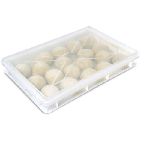 Coperchio trasparente per cassette porta impasti cm 60x40 pizza pane Giganplast pizzeria forno ristorante