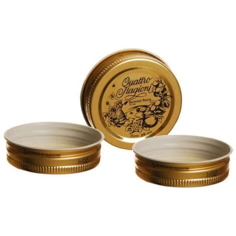 COPERCHIO A CAPSULA PER BARATTOLO QUATTRO SAGIONI 150ML 3 PZ