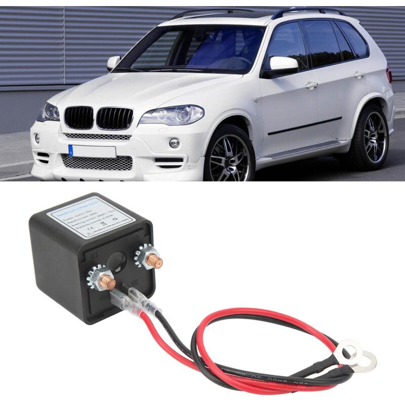 SJLERST DC12V Coupe Batterie à Distance, Coupe Circuit de Voiture Anti Vol  Empêche La Décharge de La Batterie, pour RV ATV Voiture Bateau, Distance de