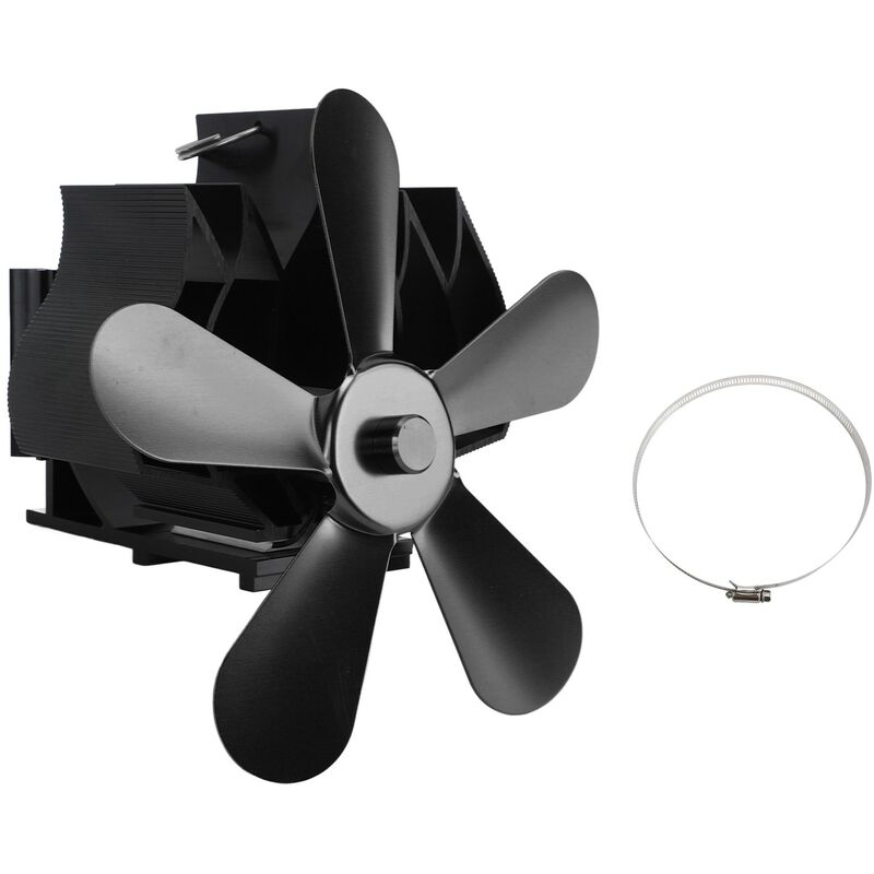 SVKBJROY 4 Pales Ventilateur Cheminée,Amélioration Ventilateur