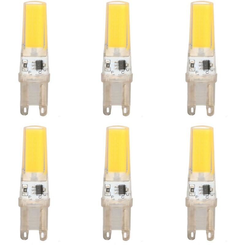 8x 2W (=20W) LED G9 Capsule 4000K Blanc Froid Ampoule Remplacement Lampe