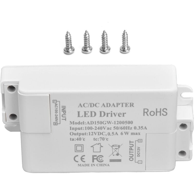 Transformateur Led Entre 220-240v Sortie Dc 12v 1.25a 15w Ampoule