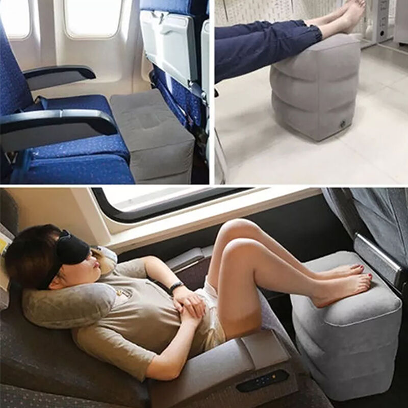 Repose-pieds Avion Enfant RUCUDIM - Hamac Portable Réglable Pour Voyages Long-courrier | Confort Voiture, Train, Bureau - 4