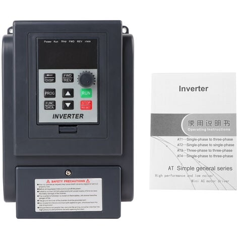 Eosnow 1-Phase 220V Input 3-Phase 380V Output 1.5KW VFD Contrleur de vitesse à onduleur à fréquence variable
