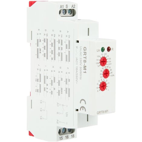 Schneider 15335 - Interrupteur horaire électromécanique IH - 1 canal 24h -  Intervalle 15 min