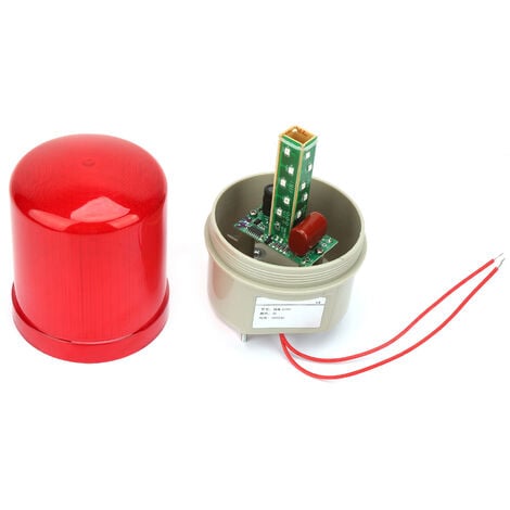 Eosnow 220VAC clignotant clignotant rouge LED voyant d'avertissement diamètre 97mm