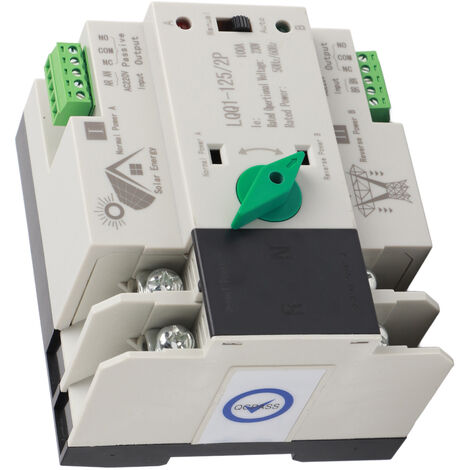Commutateur Transfert Automatique 100A 220V Jadeshay - Pour Solaire/onduleur/réseau - 2P