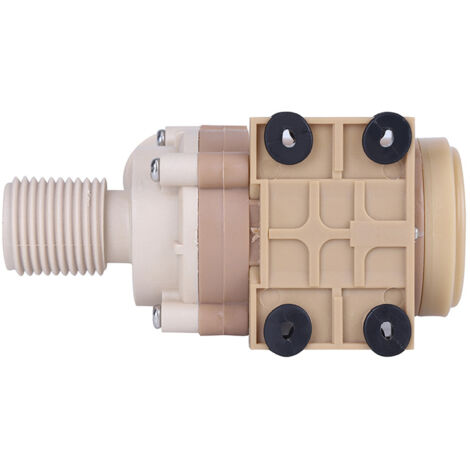 Pompe De Circulation Eau Chaude 12V DC - Débit 8L/min, Silencieuse (<35dB), Température Fluide 0-110°C - Pour Van Aménagé, Camping-car, Système Solaire