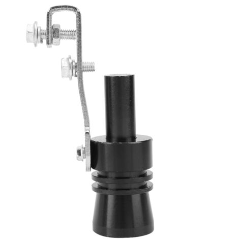 Eosnow Alliage d'aluminium Turbo son queue gorge tuyau d'échappement sifflet voiture pièce modifiée TC XL (noir)