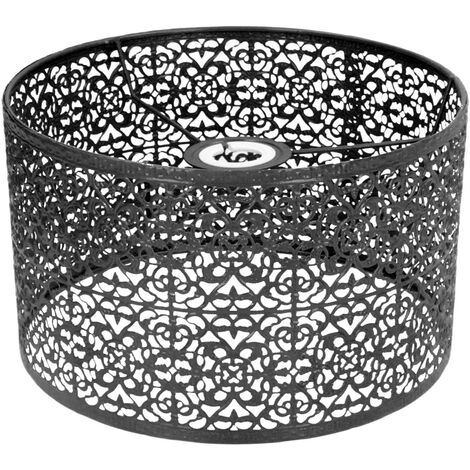 Lot De 6 Abats-Jour En Tissu Noir, Abats-Jour De Lampe En Tissu, Petit Couvercle De Lampe