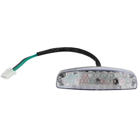 WOOSTAR Feu Arrière LED 3 Fils Moto 50cc 125cc - Remplacement Scooter ATV Quad