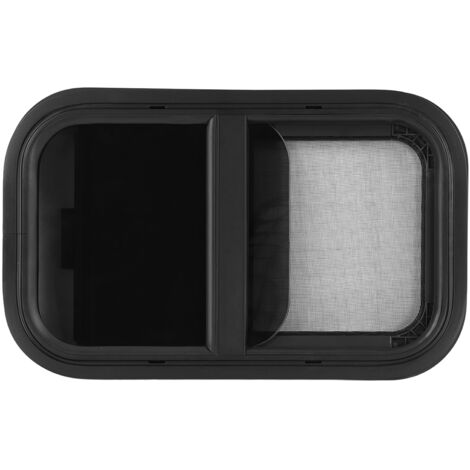 Fenêtre Push-Pull Pour Camping-car - 535x335 Mm - Étanche - Alliage Aluminium Et Verre Trempé