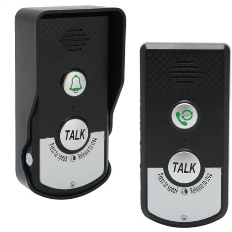 Sonnettes d'interphone sans fil longue distance Intercomunicador sonnette  vocale IP54 étanche pour l'htel à