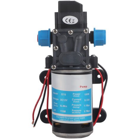Cunnyend Pompe à Eau Haute Pression 120w 220v 160psi Micro