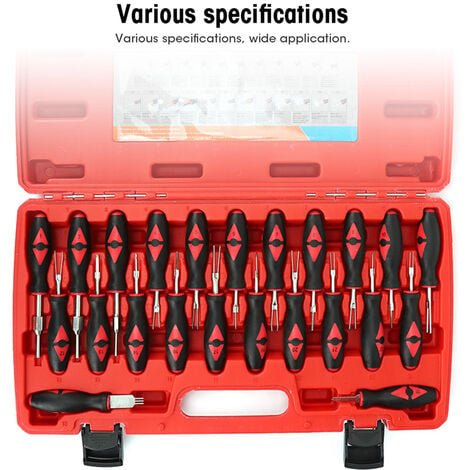 Eosnow 23pcs Universal Automotive Wire Terminal Removal Tool Connector Pin  Remover Extractor Tool Kit