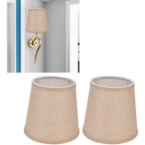 Eosnow 2 pièces abat-jour moderne maison Style européen E14 abat-jour pour lampes de Table lampadaires lustres