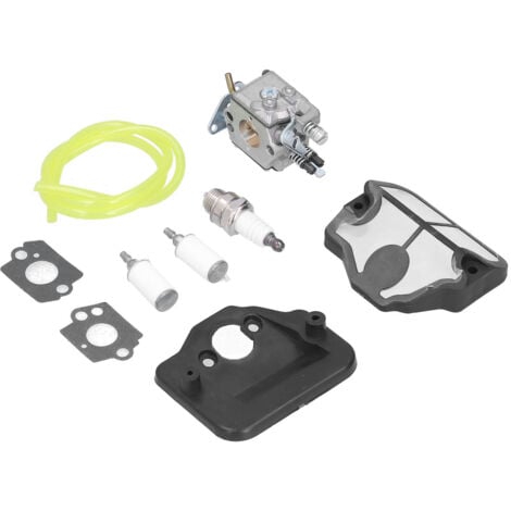 Eosnow Kit de carburateur de remplacement pour Husqvarna 36 41136137 137E 141142 141LE 142E trononneuse