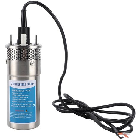 Pompe à Eau Submersible Solaire 6W/12V - Débit 240 L/h - Avec Panneau Solaire Et Tuyau 2m - Pour Bassin, Fontaine, Aquarium
