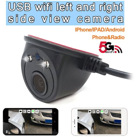 Eosnow Caméra de recul sans fil IP67 étanche WiFi 5V USB Vision