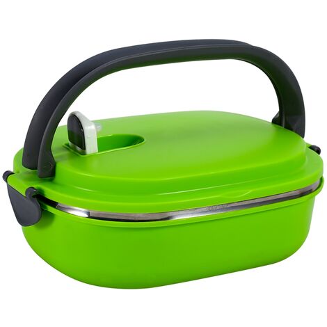 Eosnow Bote à déjeuner isolée en acier inoxydable, stockage des aliments, dner, dner, 1 couche, vert