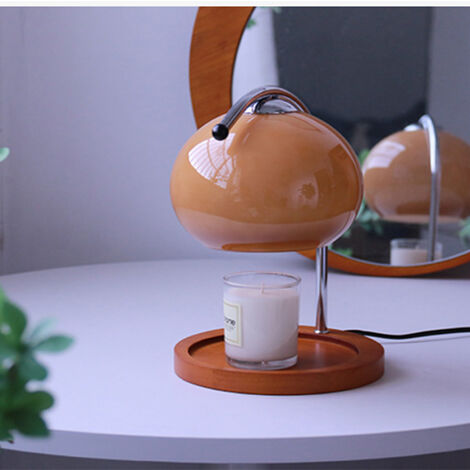 Lampe de cire fondue nordique avec interrupteur - Lampe chauffante avec  abat-jour en verre - Lampe d'aromathérapie pour salle à manger, bureau,  cadeau d'intérieur : : Luminaires et Éclairage