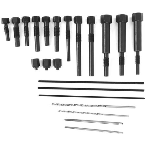 Eosnow Extracteur de bougie de préchauffage, extracteur d'élément chauffant, électrodes de perage, taraudage M8 M10
