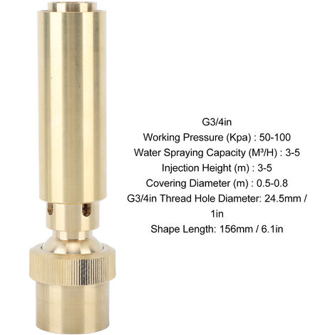 Tête De Fontaine, Têtes De Buse De Fontaine De 25 Mm Multi