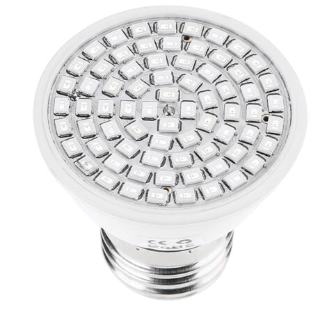 Ampoule LED Croissance Plantes 4W - Rouge Et Bleu - Pour Semis Et Plantes D'Intérieur - Lot De 4