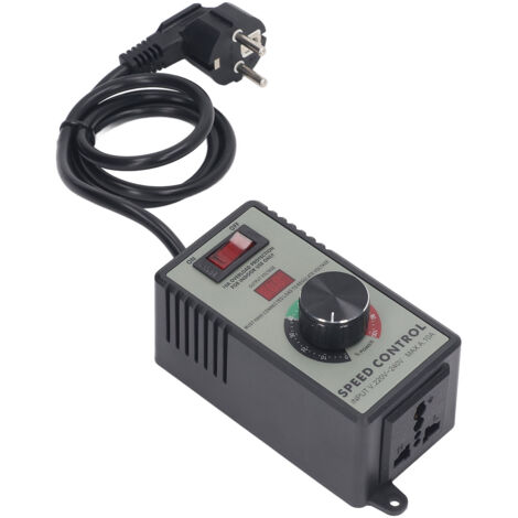 Contrôleur De Vitesse Moteur AC Monophasé 500W US-52-RED | Plage 90-1400/1700 Tr/min | Pour Machines D'Emballage, Impression, Lignes De Production