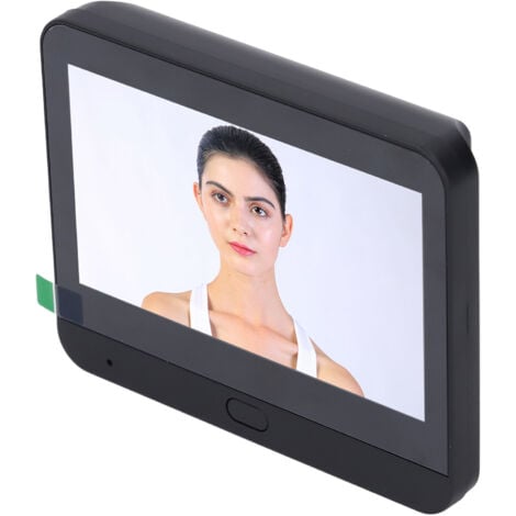 Eosnow Sonnette avec caméra judas pour Tuya Smart, visionneuse de porte numérique sans fil 1080P, 120 degrés, 4,3 pouces, conversation bidirectionnelle, détection de mouvement PIR