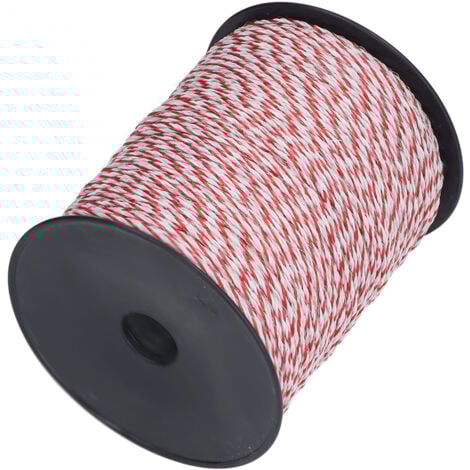Eosnow Accessoires de clôture électrique de fil de câble électrique de clôture électrique de 500m pour les chiens de mouton de bétail de chevaux de Ranch de ferme