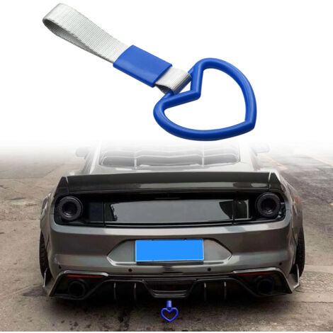 Sangle D'avertissement En Forme De Cœur - Pour Pare-chocs Voiture Ou Poignée Intérieure - PVC, Couleurs Vives