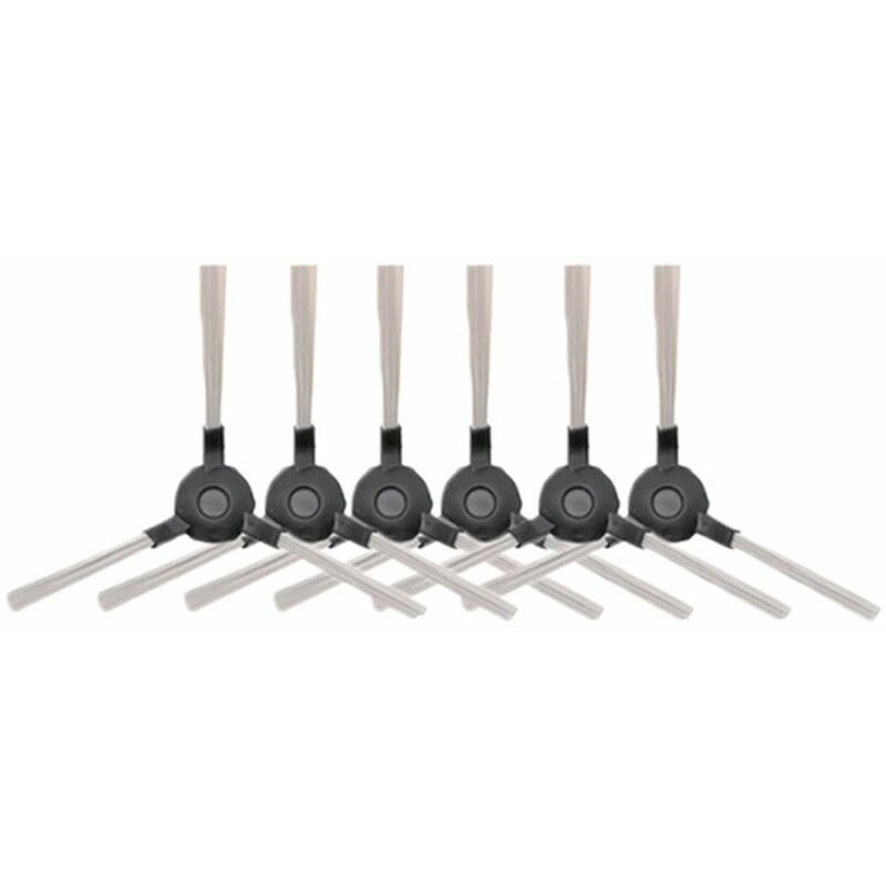 6 Pièces Brosses Latérales Robot Aspirateur Nettoyant Pièces pour Amibot Pure, Pulse et Prime,AMIBOT Prime H2O,AMIBOT Pure H2O