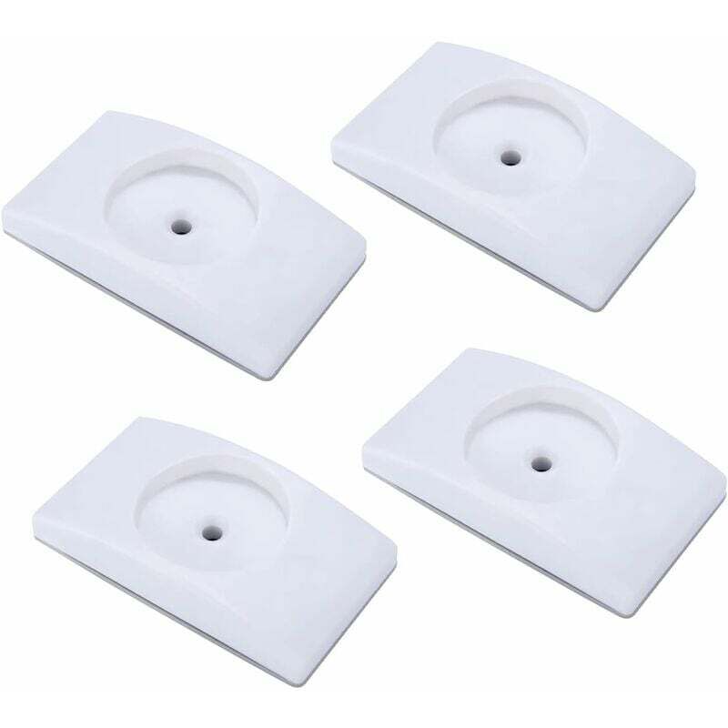 Kit Protection Murale Pour Barrière De Sécurité - 4 Vis De Pression M10×80 Mm + 4 Plaques De Protection, Sans Perçage, Pour Grille Bébé, Escalier, Porte
